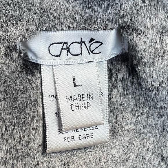 Cache Moto Dressy Faux Jacket size Large - Picture 6 of 13